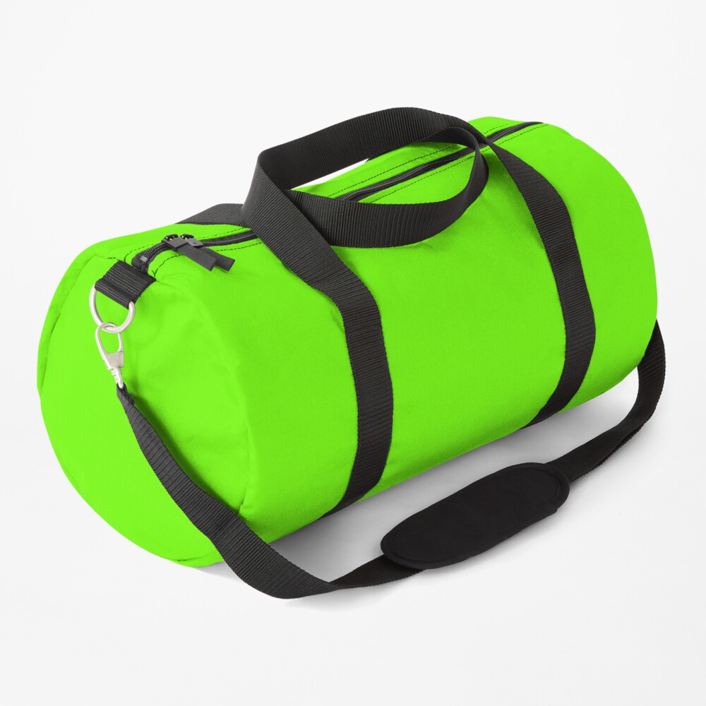 neon duffle bag