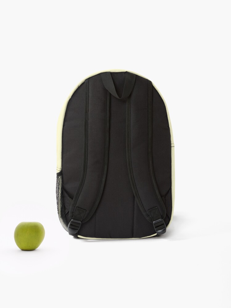 pale yellow backpack