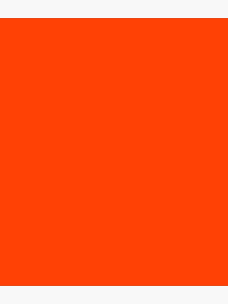 Bright Fluorescent Attack Orange Neon by podartist