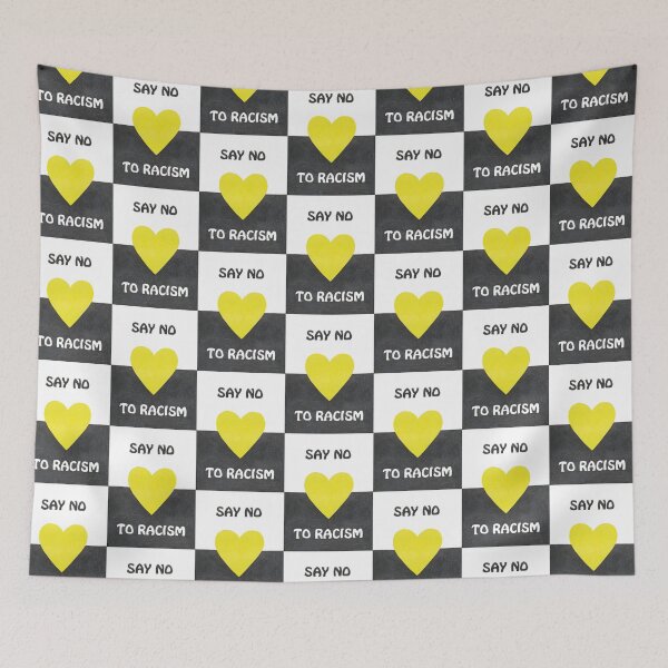 Item preview, SAY NO TO RACISM_Herz designed and sold by Zimart.