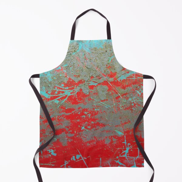 Item preview, texture - aqua and red weathered paint designed and sold by vfphoto.