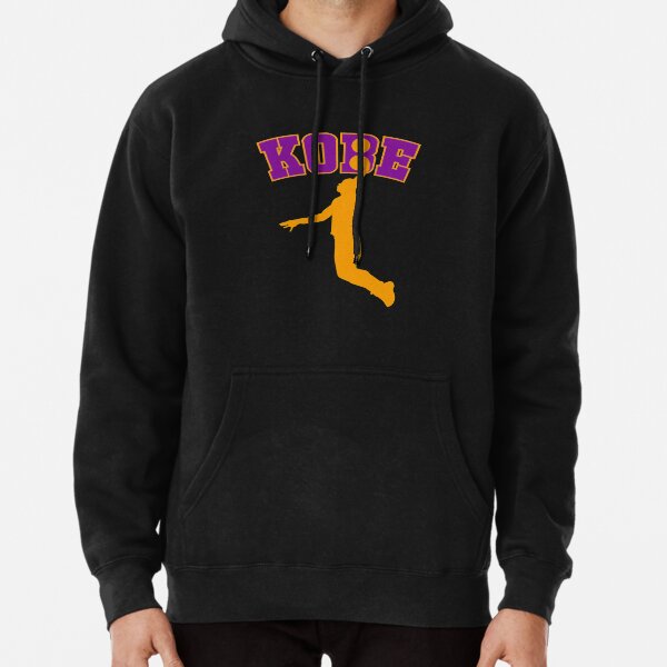 Herren Basketball Hoodie Kobe Bryant # 8 Los Angeles Lakers Hoodie Lose