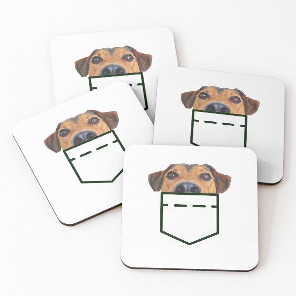 Item preview, Dog pocket doggy dog cool designed and sold by Tropical Blood.