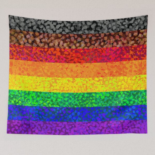 Item preview, Philly Rainbow Pride Flag - Seurat Inspired designed and sold by Rachael Garcia.