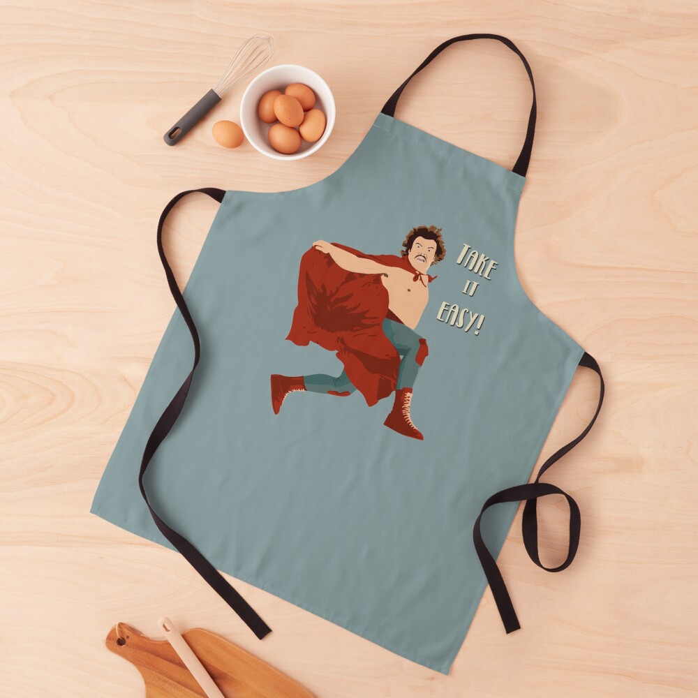 Take It Easy, El Luchador Mascarado Artwork Apron