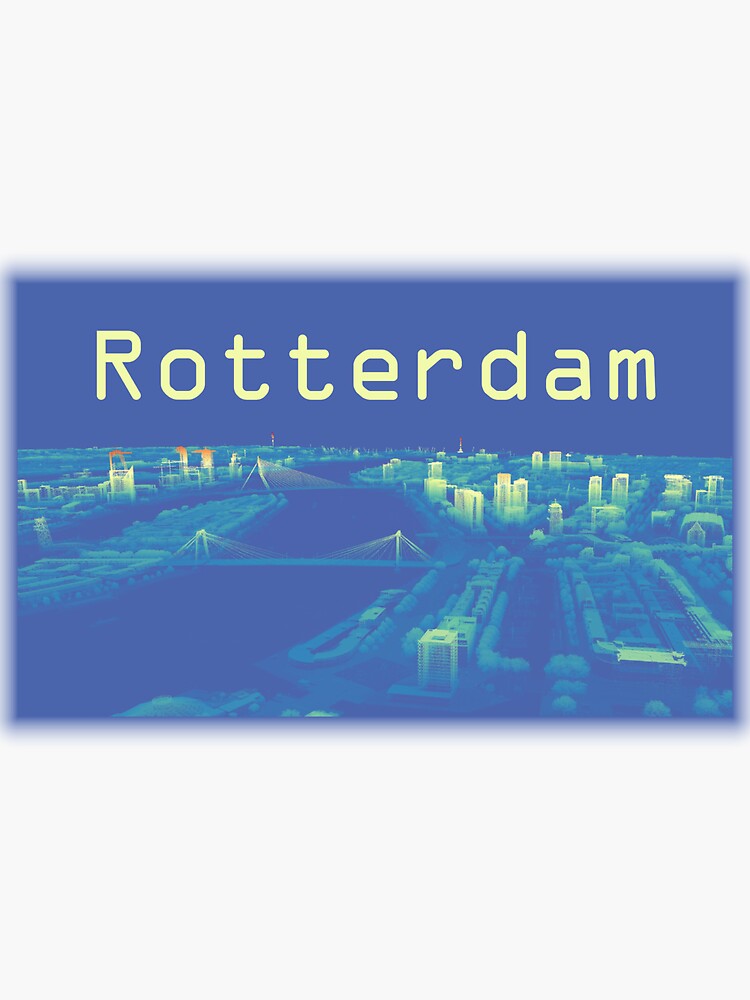 Rotterdam Skyline in Point Cloud by jvdkwast