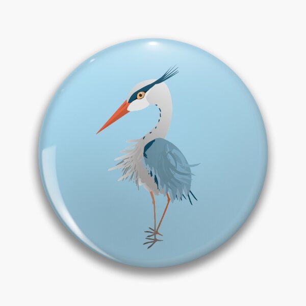 Item preview, Cute blue heron designed and sold by Bwiselizzy.