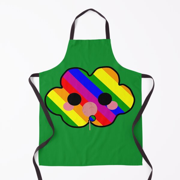 Item preview, PRIDE- LGBT- Rainbow Kawaii Cloud- Candyfloss (Green) designed and sold by VtheArtist.