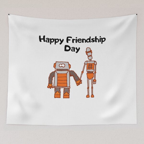 Artikelvorschau, Internationaler Tag der Freundschaft Roboter entworfen und verkauft von OneTimeEngineer.