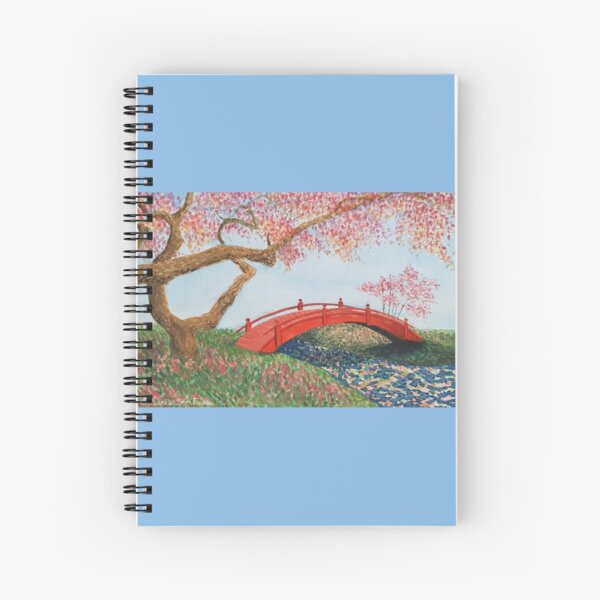 Aperçu de l'œuvre Paysage d'un jardin japonais avec aquarelle créée et vendue par Maria-Artnow.