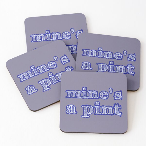 Item preview, mine's a pint designed and sold by bravoalpha.