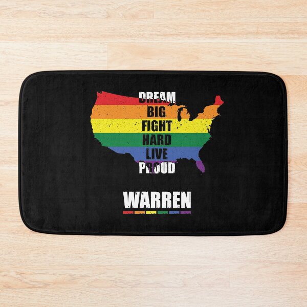 Item preview, Dream Big Fight Hard Live Proud - Warren 2020 President LGBT designed and sold by Dressed For  Duty.