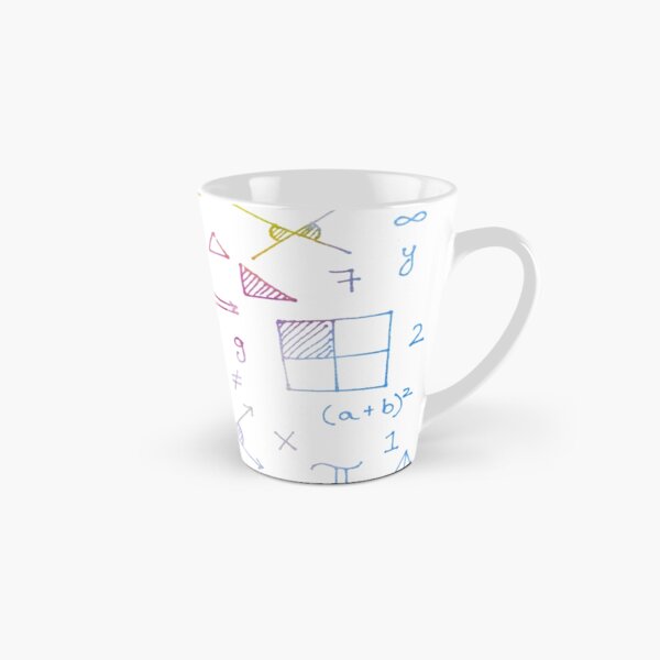 Math formulae (white) Tall Mug