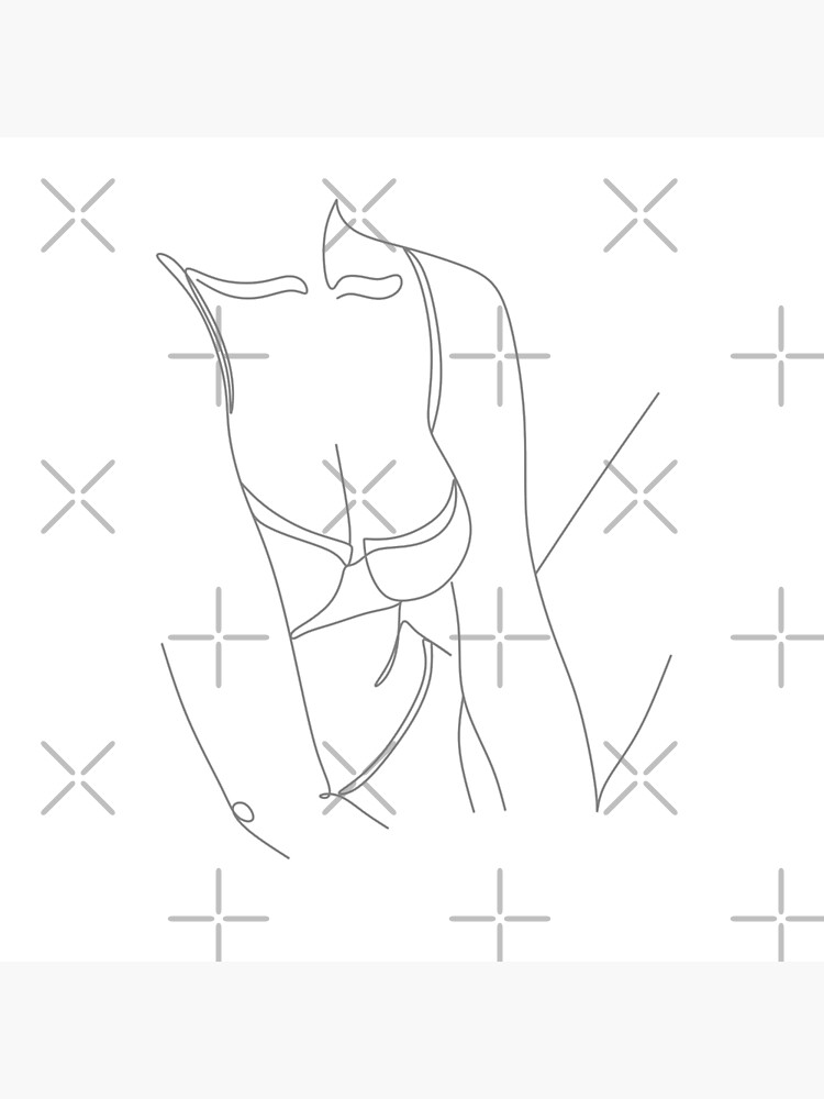 Hand drawn women s bra sketch symbol isolated Vector Image
