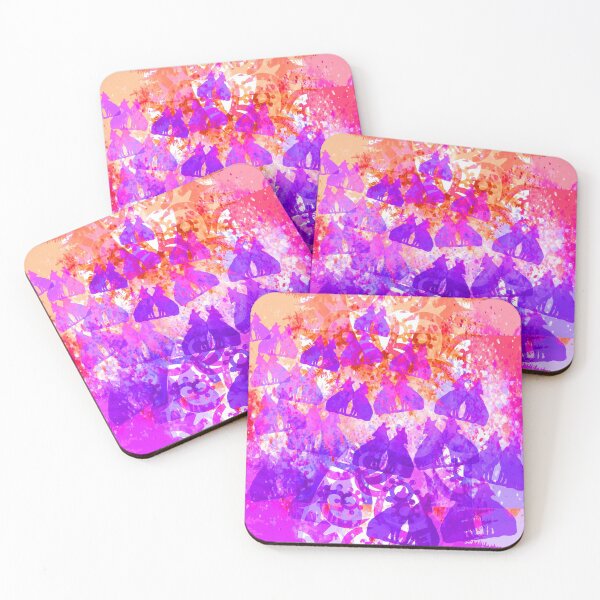 Item preview, Many More Wolves and Many More Mandalas in Purple, Orange, Pink designed and sold by WatersEdgeGal.