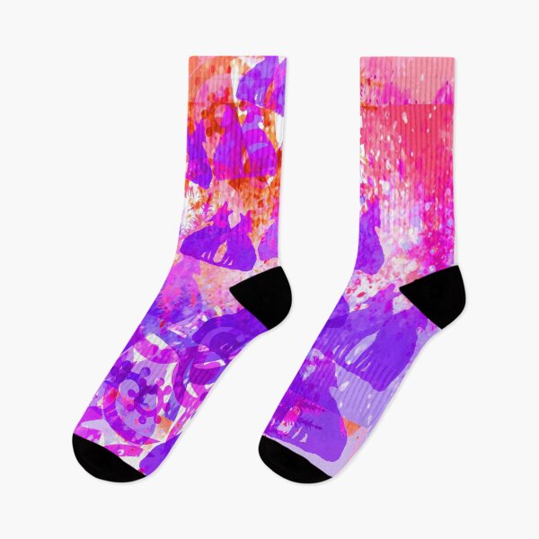 Item preview, Many More Wolves and Many More Mandalas in Purple, Orange, Pink designed and sold by WatersEdgeGal.
