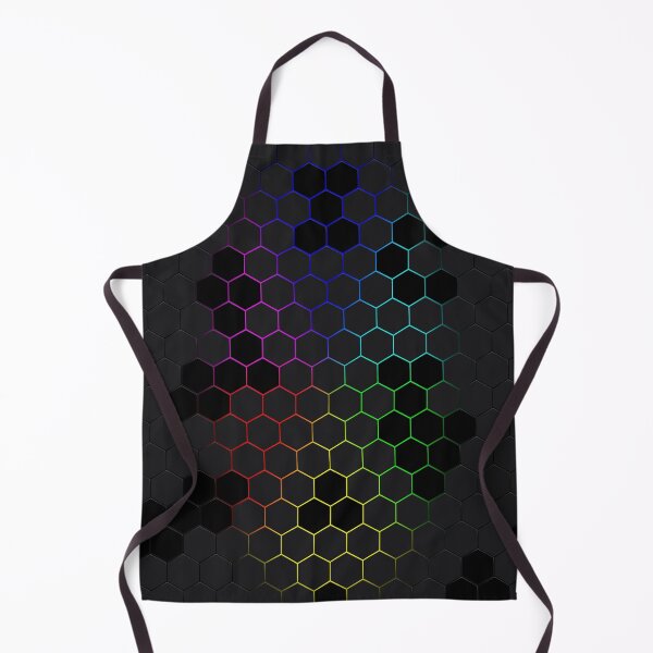 Item preview, Hectagon tech pattern - rainbow background light designed and sold by jc007.