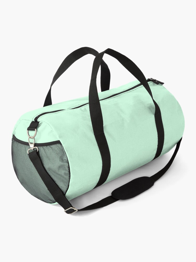 Alternate view of Pale Green Summermint Pastel Green Mint Duffle Bag