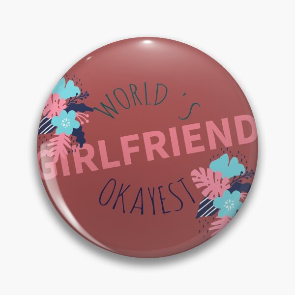 Item preview, World 's Okayest Girlfriend T-shirt designed and sold by wijit.