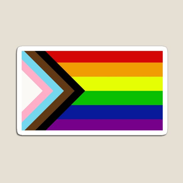 Colorful Queen Rainbow LGBTQ Airplane: Sticker / Magnet Pride Boeing