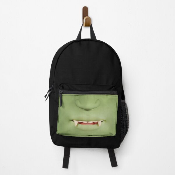 Item preview, smiling green vampire face designed and sold by DottedYeti.