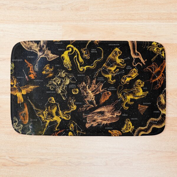 Item preview, Northern Constellations Map (orange!) designed and sold by Pablo Carlos Budassi.
