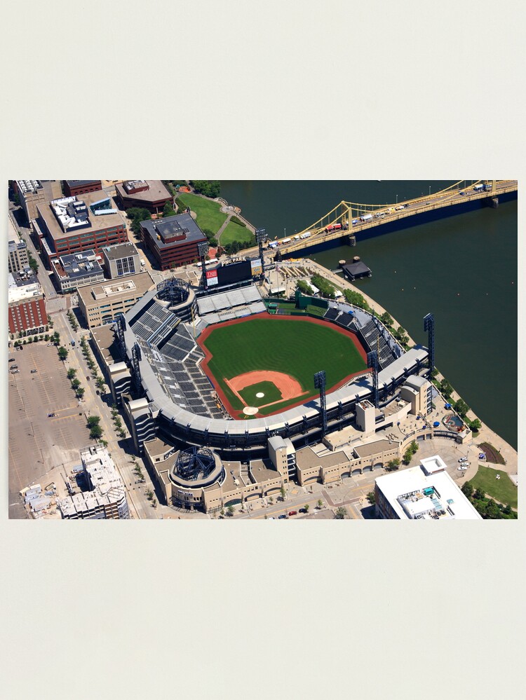 PNC Park Cartoon Aerial Poster for Sale by shutterrudder