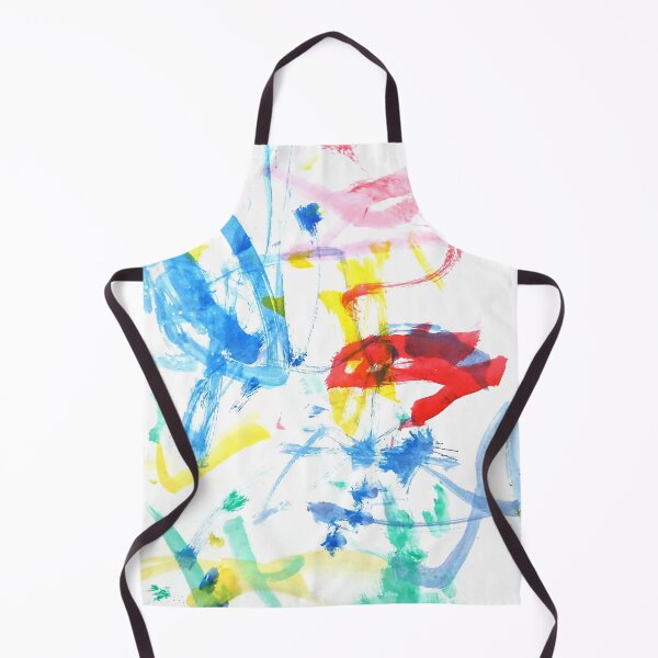 Item preview, red blue yellow and green abstract designed and sold by ColorandColor.