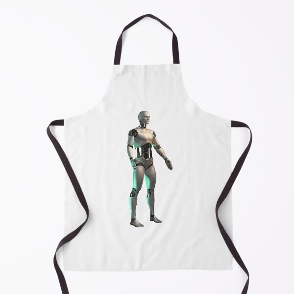 Item preview, futuristic robot: male cyborg standing designed and sold by DottedYeti.