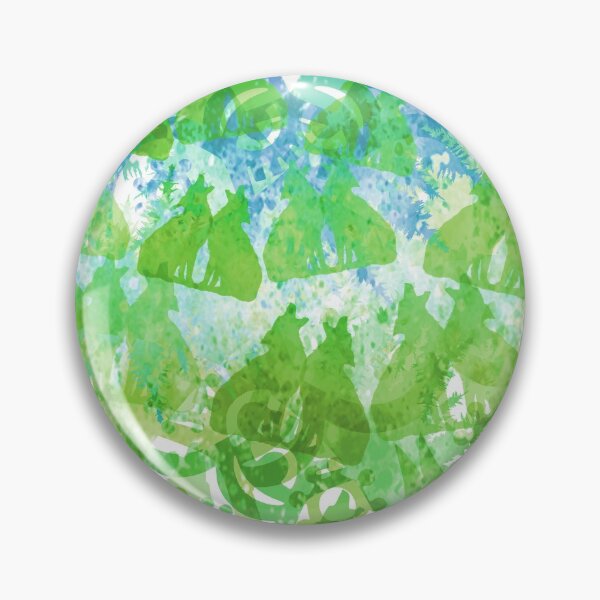 Item preview, Many More Wolves and Many More Mandalas in Blue and Green designed and sold by WatersEdgeGal.