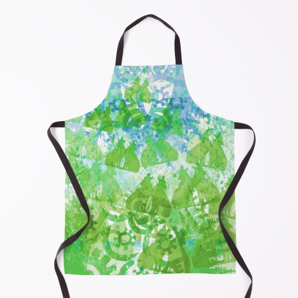 Item preview, Many More Wolves and Many More Mandalas in Blue and Green designed and sold by WatersEdgeGal.