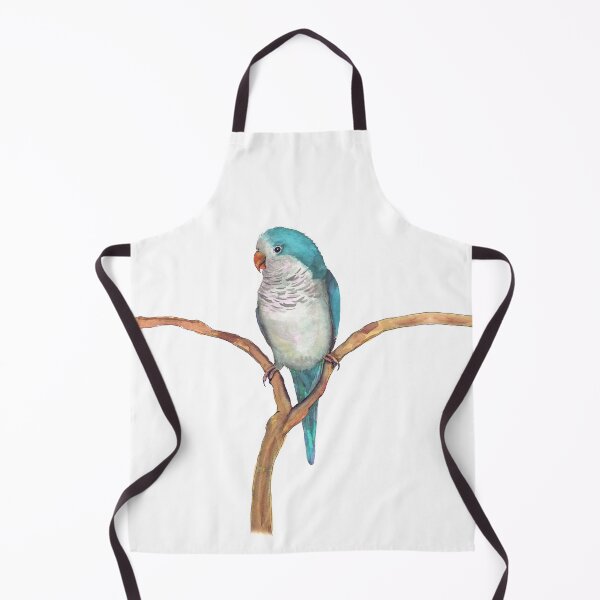 Item preview, A watercolor of a blue quaker parrot designed and sold by Bwiselizzy.