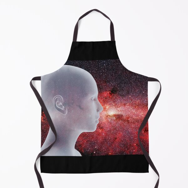 Item preview, beautiful alien in front of the Milky Way galaxy designed and sold by DottedYeti.
