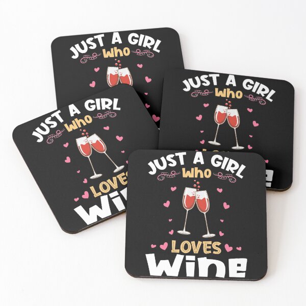 Item preview, Just a Girl who Loves Wine designed and sold by Hananiah Merch.