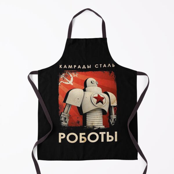 Item preview, Vintage Soviet Union Comrades of Steel CCCP Robot Poster USSR Propaganda Russia designed and sold by TopTeeShop.