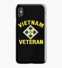 4th Infantry Vietnam Veteran iPhone Case/Skin
