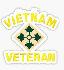 4th Infantry Vietnam Veteran Sticker