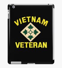 4th Infantry Vietnam Veteran iPad Case/Skin