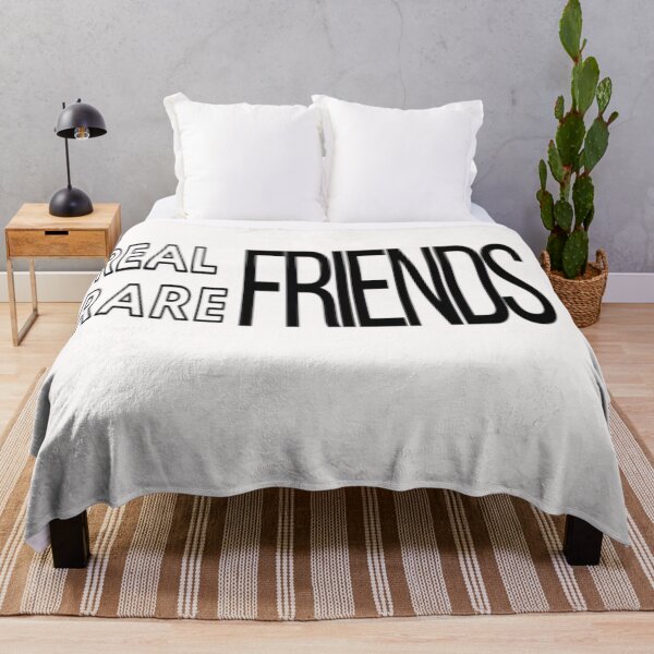 Item preview, Real friends Rare friends Whte designed and sold by Shineyarts.