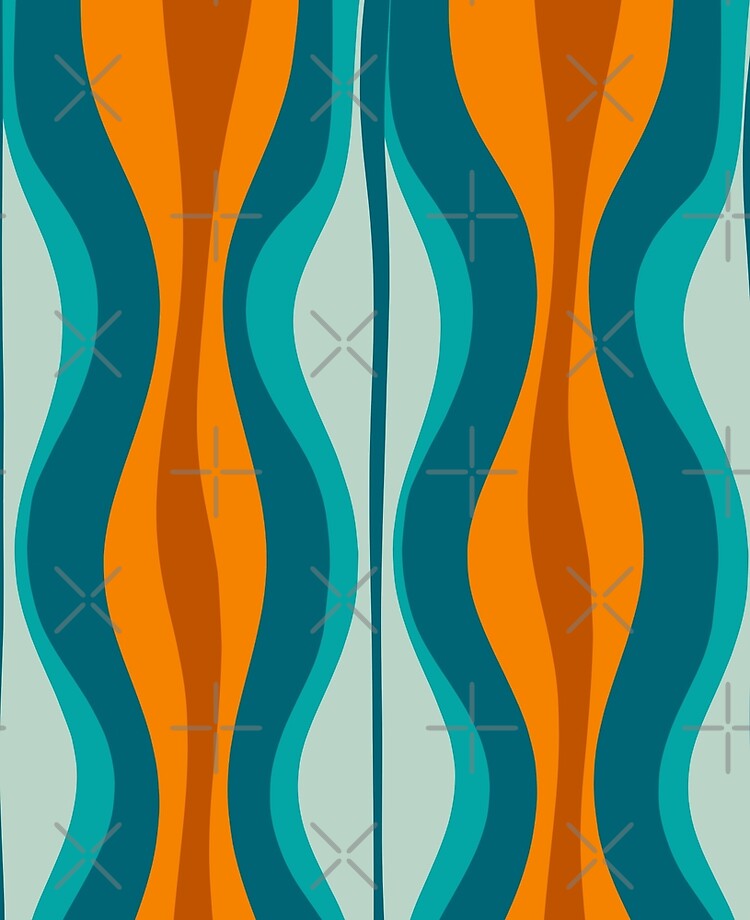 Geometric 2025 teal hourglass