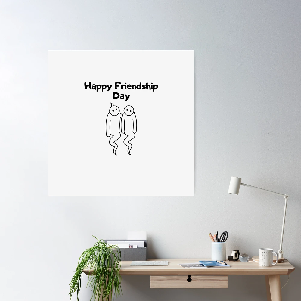 Birthday Gift, Digital Download, Friendship Poster, Gift Ideas, Gift for  Friend, Digital Prints, Personalized Gift, Printable Wall Art - Etsy | Friendship  poster, Printable wall art etsy, Drawings of friends