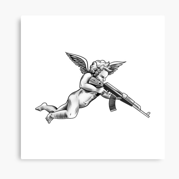 Angel with gun