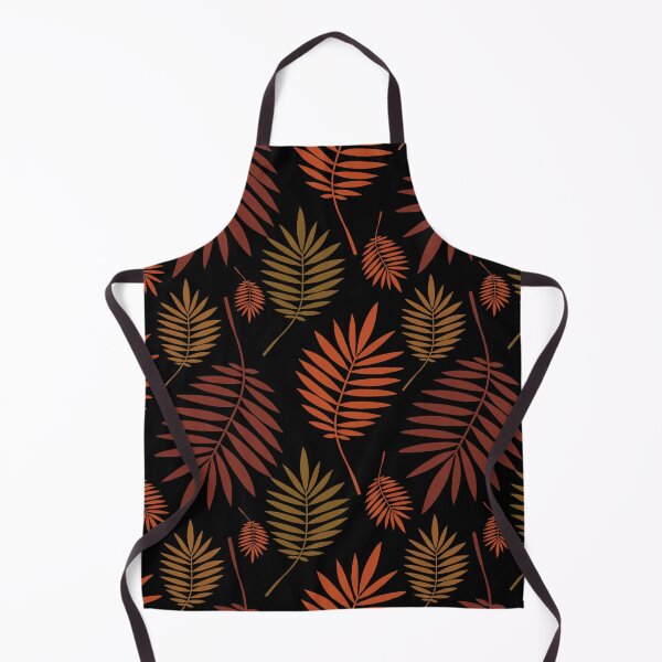 Item preview, Palm multicolored leaves on black background. designed and sold by Polanika.