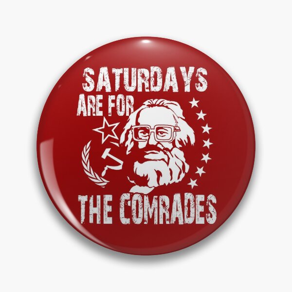 Item preview, Vintage Soviet Funny Marx Meme Russian Saturdays Are For The Comrades  designed and sold by TopTeeShop.