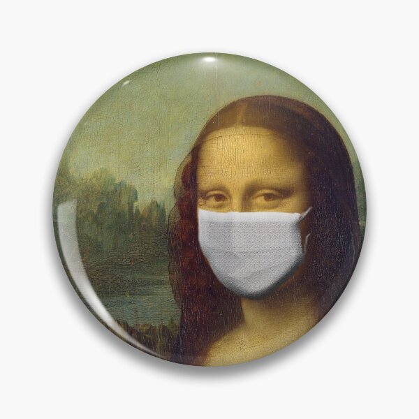 Item preview, Mona Lisa Face Mask for Renaissance Art Lovers - Coronavirus Face Masks designed and sold by ravishdesigns.