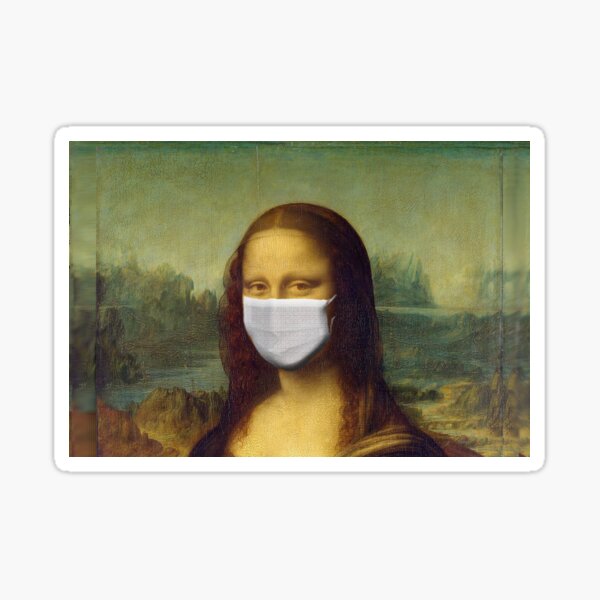 Item preview, Mona Lisa Face Mask for Renaissance Art Lovers - Coronavirus Face Masks designed and sold by ravishdesigns.