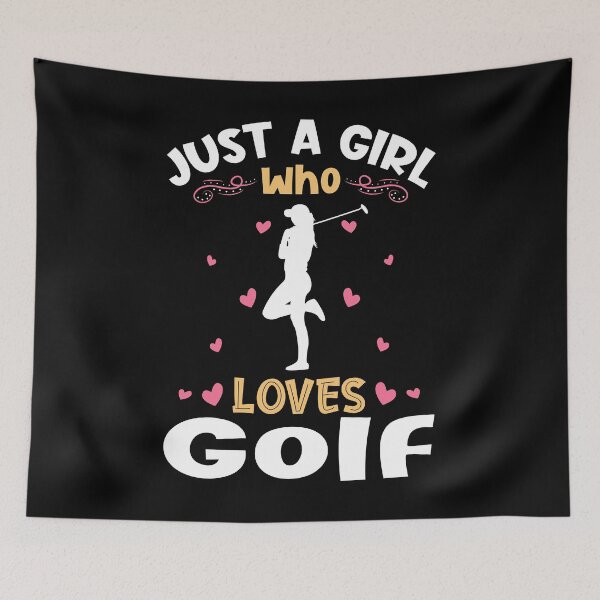 Item preview, Just a Girl who Loves Golf designed and sold by Hananiah Merch.