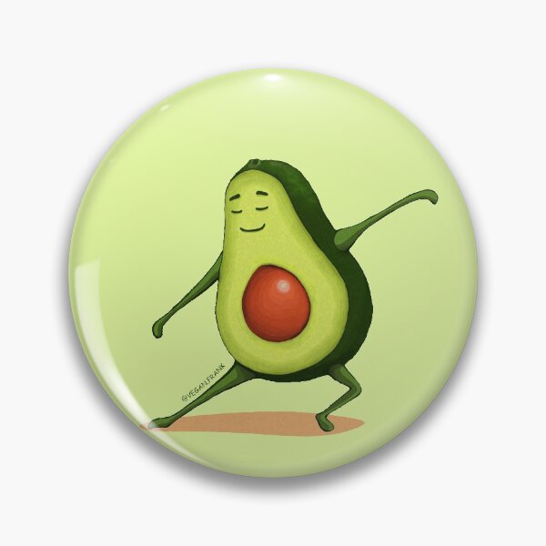 Item preview, Cute yoga veggies - avocado designed and sold by Frank J. Art.