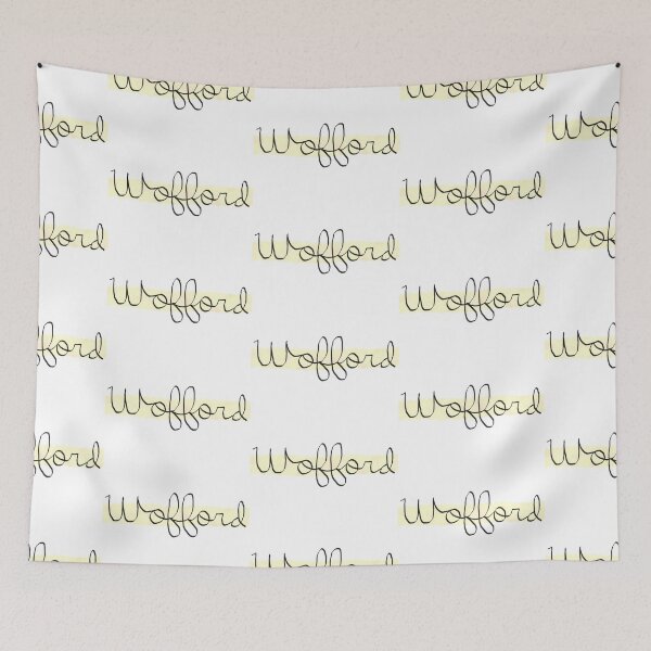 Item preview, Wofford College Gold and Black Cursive Typography designed and sold by Delaneymaybe.