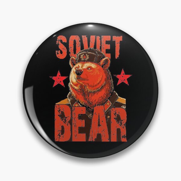Item preview, Vintage Soviet Army Russian Bear Soldier USSR Retro CCCP  designed and sold by TopTeeShop.